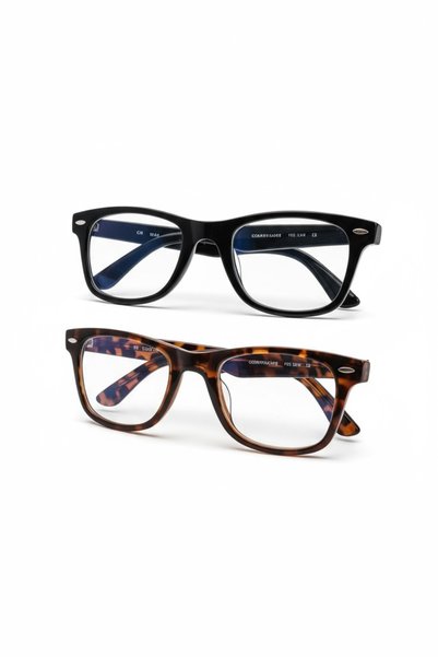 BAPPİR 2-Piece Blue Light Protective Glasses Optical Compatible Set Wayfarer ...