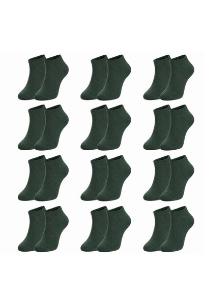 Generic Brand Men's Cotton Booties Socks 12-Pack 39-44 |   Seamless Toe, Anti...