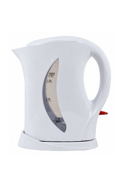 Luxis Λευκή Ηλεκτρική Βραστήρας, 1,7 L, 2200 W, Ένδειξη Στάθμης Νερού