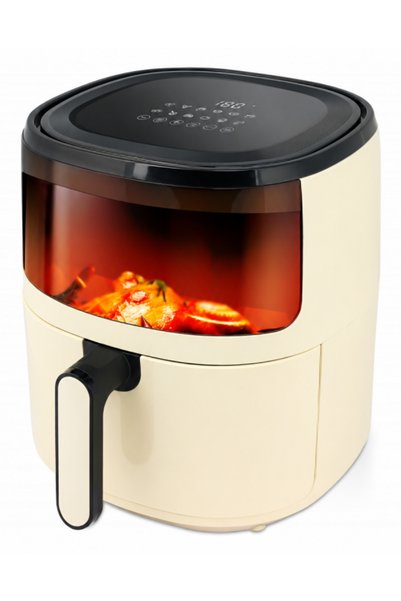 Luxis Air Fryer, 1500 W, 5 L, 12 Programmes, Viewing Window and Touch Controls