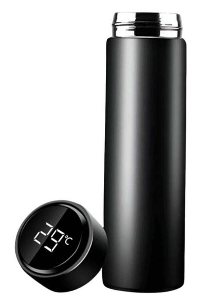 Luxis Termos cu Afișaj Digital al Temperaturii, 500 ml, Inox