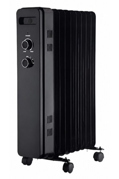 Luxis 2000 W Oil Filled Radiator, 9 Fins and Adjustable Thermostat