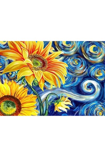 choice2 30x40cm Round XP-4018 5D DIY Landscape Diamond Painting Kit Starry Sk...