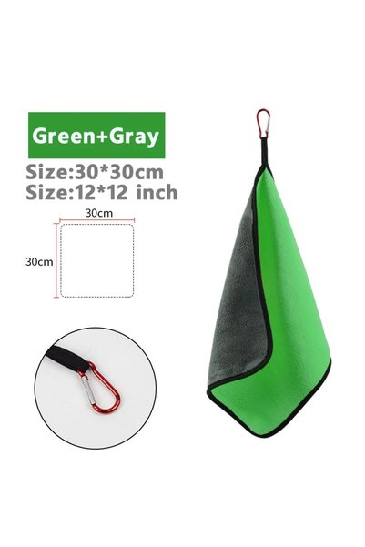 Choice green Outdoor Sports Thickening Fishing Towel Non-stick Absorbent Fish...
