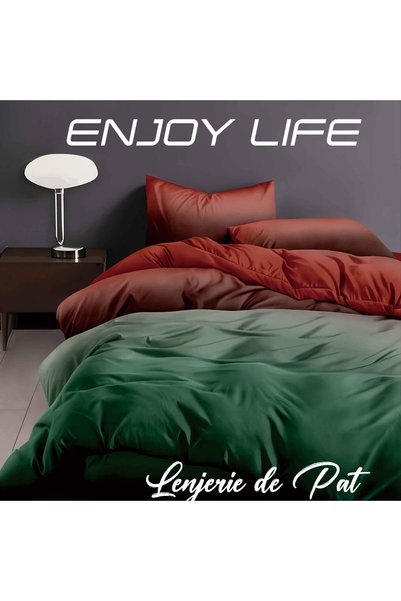 Ralex Lenjerie pat Finet Enjoy Life 6 piese cu husă saltea 160x200 sau 180x20...