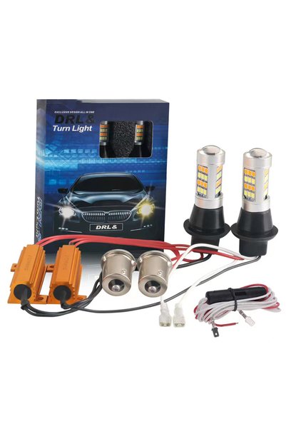 Choice1 1156 BAU15S PY21W White and Amber Ba15s BAU15S 1156 P21w Py21w S25 T2...