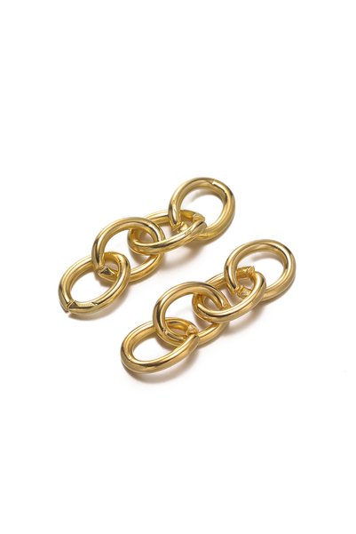 Choice5 Golden 100pcs Iron Extension Chains 4-Link Keychain Tail Chains Metal...