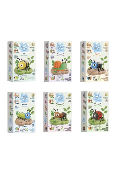 Art Craft Art Clay Minik Canlılar Süper Hafif Kil