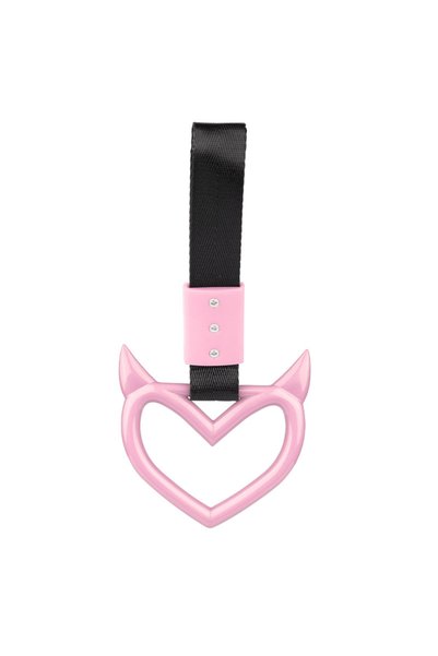 choice2 Pink JDM Zurikawa Ring Bus Handle Devil Heart Modified Racing Handle ...