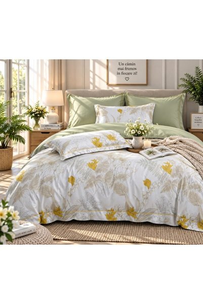 JOJO HOME Double Bed Linen, Fitted Sheet, Jojo Home, Luxury Finet, 2 persons,...