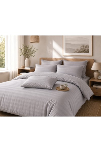 OEM Double Bed Linen, Jojo Home, 100% Damask, Fitted Sheet, 2 people, 6 piece...
