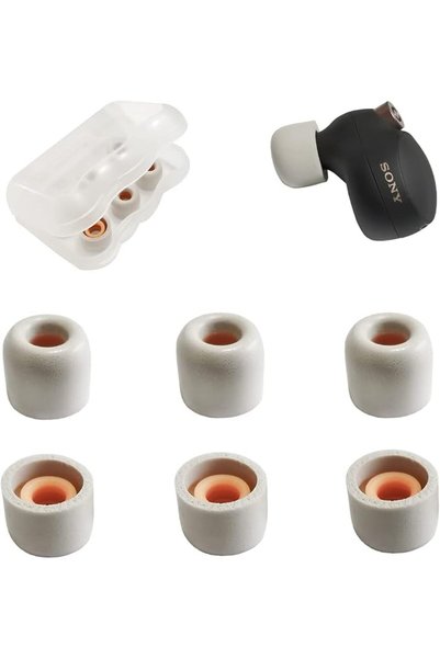 GENERAL رؤوس سماعات أذن من الفوم المرن لسماعات سوني WF-1000XM4/WF-1000XM5 وسم...