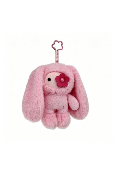 Choice E Cute Juju Rabbit Plush Keychain Flower Eye Bunny Stuffed Doll Kawaii...