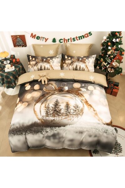 Primavara Спално бельо за двойно легло, долен чаршаф с ластик, Finet, 6 части...