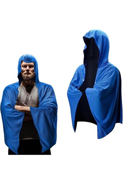 NALACAL Surf Poncho Changing Robe, Absorbent Beach Poncho With Hood, Quick Dr...