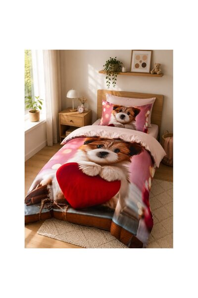 JOJO HOME Single Bed Linen, Jojo Home, Finet, Fitted Sheet, 1 person, 4 piece...