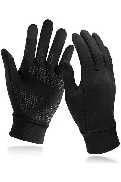 Arabest Running Gloves, Breathable Thermal Sensitive Touchscreen Nonslip Sili...