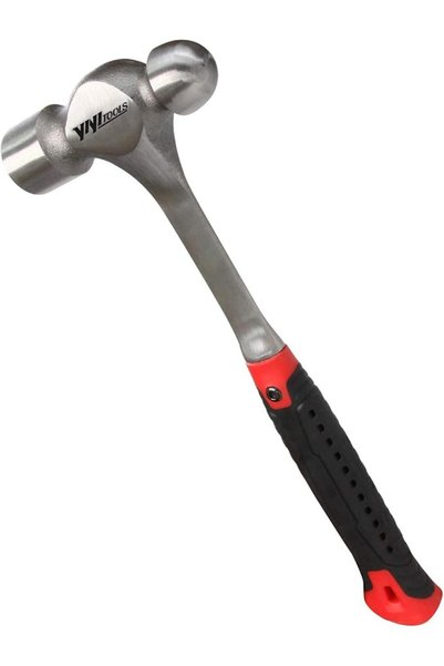 YIYITOOLS 24 oz Dead Blow Hammer Dual Head Ball Peen Blow Striking Flat Pein ...