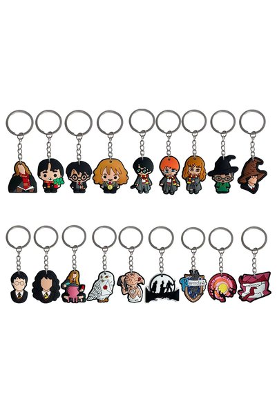 Choice other 10pcs keychain Cartoon Magicss Birthday Party Decorations Academ...
