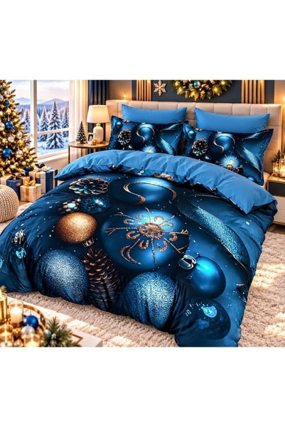 JOJO HOME Спално бельо за двойно легло, долен чаршаф с ластик, Jojo Home, Fin...
