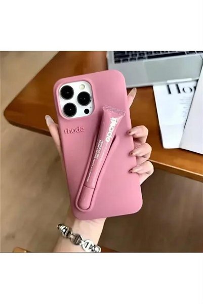 Genel Markalar iPhone 16 Pro Max Uyumlu Rujlu Summer Lip Case