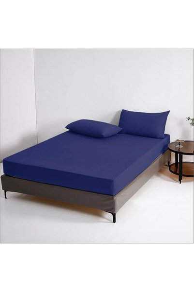 D DONETELLA FEEL THE LUXURY DONETELLA Bedding Fitted Sheet - Fits 90x200 Cm B...
