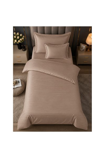 JOJO HOME Lenjerie de pat pentru pat individual, Jojo Home, Damasc Premium, U...