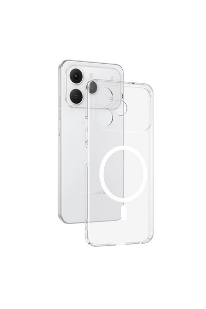 zore Tecno Spark 40 4G Case—Yellowing-Resistant, Ultra-Thin, Hard Mica, MagSa...