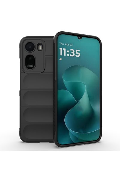 zore Xiaomi Redmi A7 Pro Case with Camera Protection, Flexible Silicone, and ...