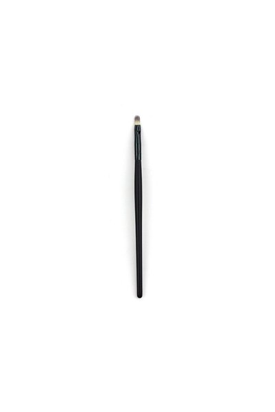 DAMUR Pensulă de machiaj, Inovație, Păr sintetic, pentru detalii, 15,5 cm, Negru