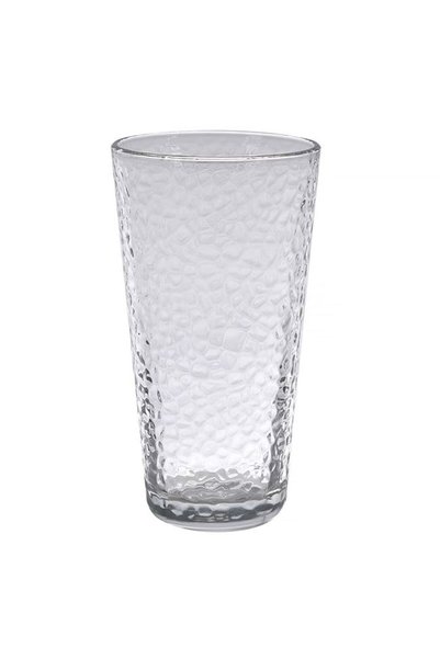 SHOPIENS Pahar 310 ml Inalt din Sticla Transparenta cu Model 'Crumpled' Shopi...