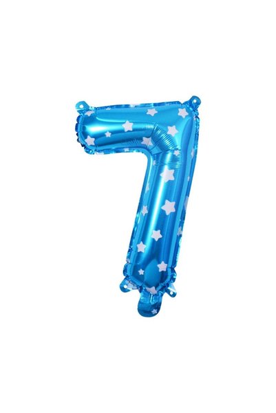 DAMUR Innovation Metallic Foil Balloon, Number Figure, Star Print, Anniversar...