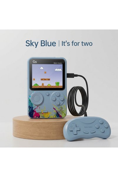 naniland.ro G5 portable game console, 500 retro games, 2 players, Model 48402...