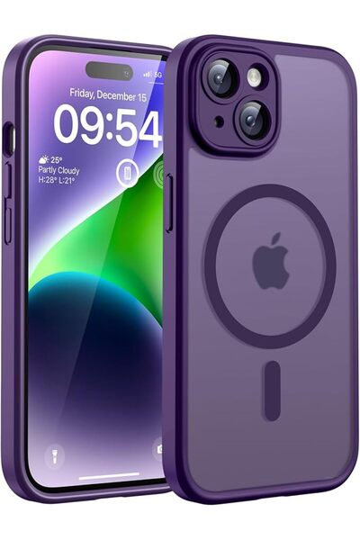 GENERAL Tocoll for iPhone 18 Pro Case with 360 Degree Magnetic Stand, Vivid Pink