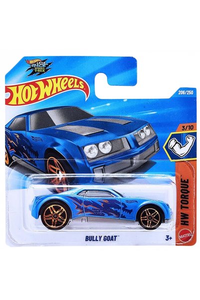HOT WHEELS Bully Goat - HW Torque Blue 1/64 Diecast Model Car