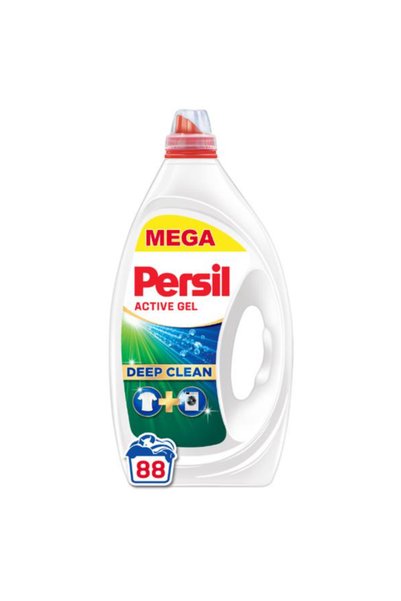 Persil Υγρό Απορρυπαντικό Ρούχων - Regular Active Gel Deep Clean, 88 πλύσεις,...