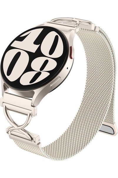 Upeak Metal Strap Compatible with Samsung Watch Strap 7 6 5 4 40mm 44mm - Gal...