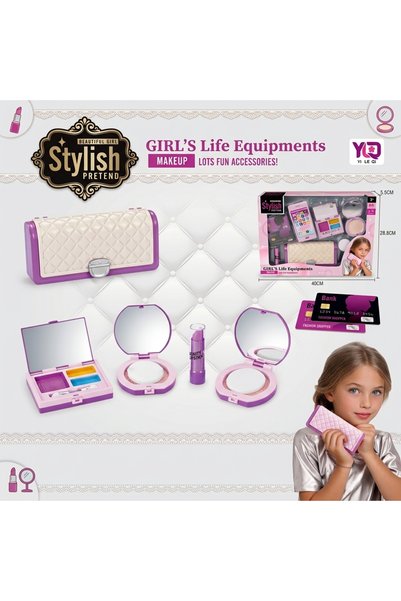 OEM Σετ παιχνιδιού μακιγιάζ και αξεσουάρ Girl's Life, με τηλέφωνο με ήχους, Μ...