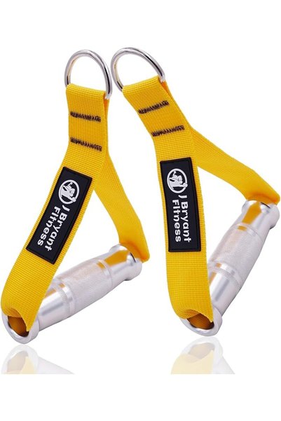 GENERAL Fitness Resistance Band Handle, Pulley Loop Accessory, Heavy Duty Met...