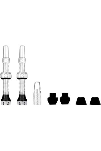 Muc-Off 20421 صمامات بدون أنبوب، لون برتقالي، مقاس 44 مم - أغطية واقية من الغ...