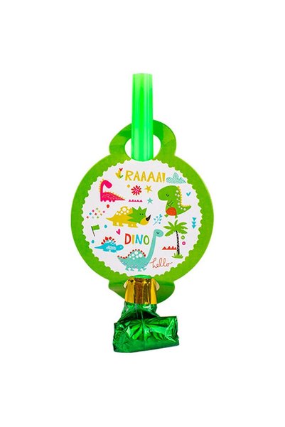 DAMUR Σετ 6 φυσητήρων, Innovation, Συλλογή Dino Park, 12 x 7 εκ., κατασκευασμ...