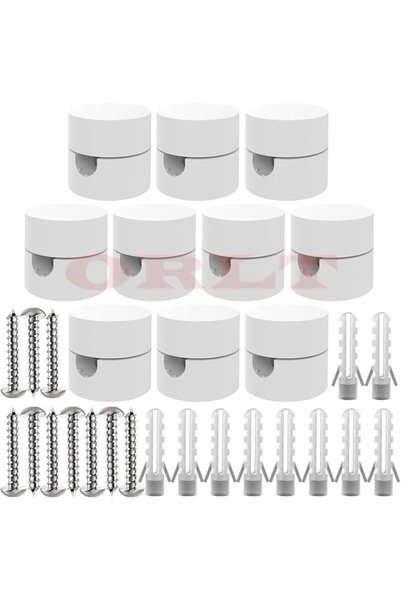 Generic خطاف مصباح معلق من ORLT Swag لتعليق الأقمشة والكهرباء [عبوة من 10 قطع...