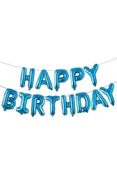 GENERAL Happy Birthday Balloon Banner, Foil Balloon Banner for Birthday Party...