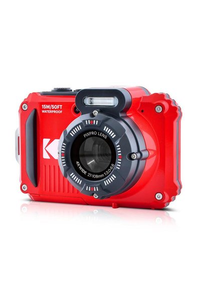 Kodak PIXPRO WPZ2/4X YAKINLAŞTIRMA SU ALTI FOTOĞRAF MAKINESI-(KIRMIZI)