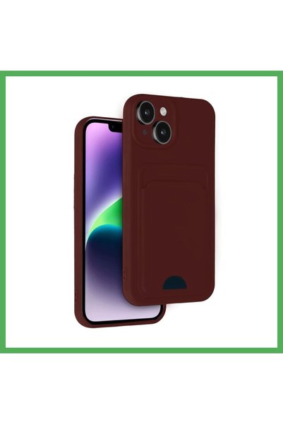 Nur store Çanta غطاء متوافق مع هاتف iPhone 14، من مادة السيليكون، بتصميم "كيل...