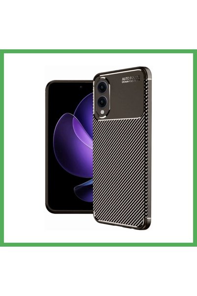 Nur store Çanta Samsung Galaxy S25 Compatible Edge Case with Auto Focus Carbo...