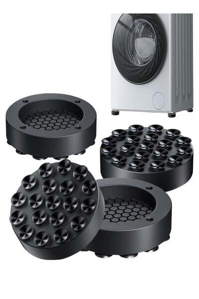 GENERAL YXD 4 Pcs Anti Vibration Pads for Washing Machine, 19 Suction Cups He...