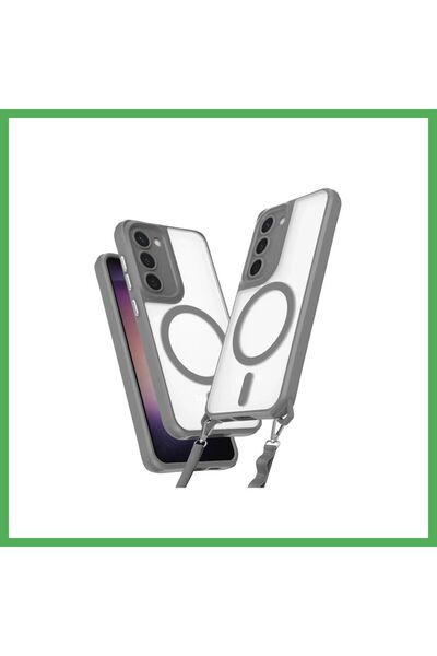 Nur store Çanta Samsung Galaxy S23 Plus Compatible Case: Enka MagSafe Silicon...