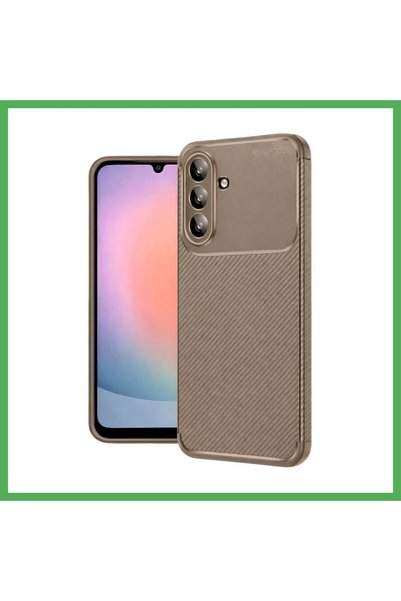 Nur store Çanta Samsung Galaxy A56 Compatible Case with Auto Focus Carbon Cov...