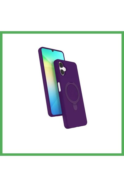 Nur store Çanta غطاء حماية متوافق مع هاتف Samsung Galaxy A06، مع حامل Regal M...